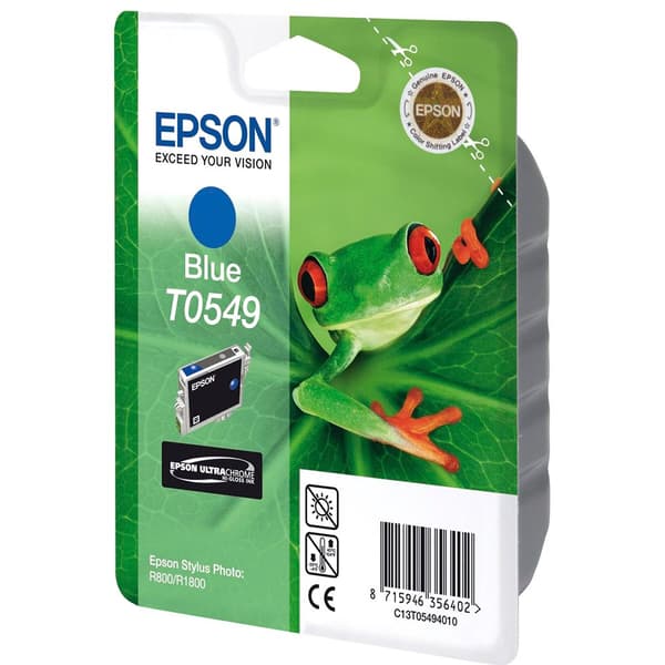 Epson Ink Mustepatruuna T 054 T 0549 Sininen