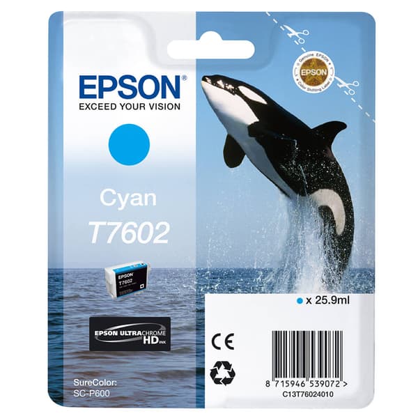 EPSON Ink UltraChrome HD T76024010 Cyan