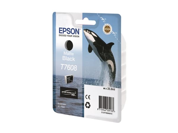 EPSON blekk matt svart 25,9 ml SureColor P600