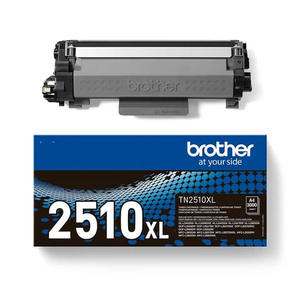 Brother Toner TN2510XL TN-2510 XL Svart