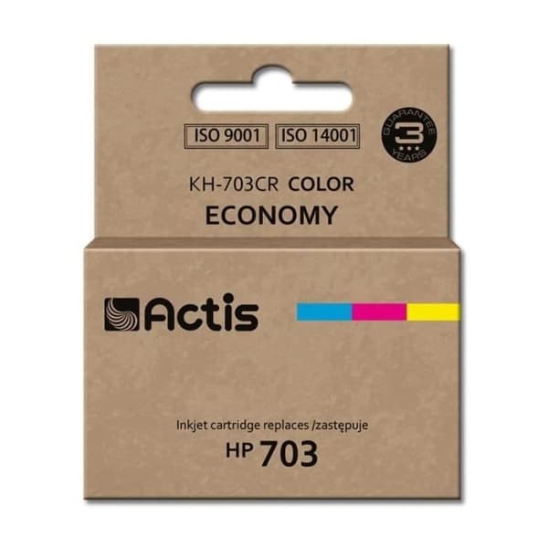 ACTIS KH-703CR bläckpatron för HP-skrivare - Flerfärgad