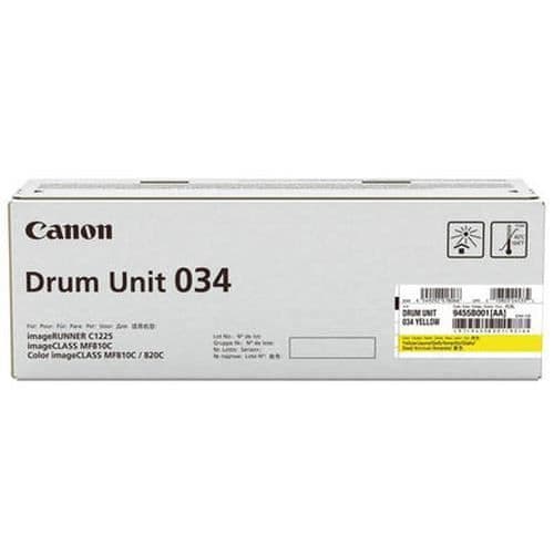Canon 034, ImageClass Mf820Cdn-MF810Cdn, 34000 sidor, Laser, Svart, Orange, Gul