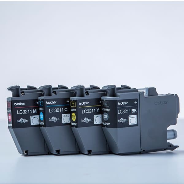 Brother LC3211 bläckpatron - Paket med 4 - Svart, Gul, Cyan, Magenta