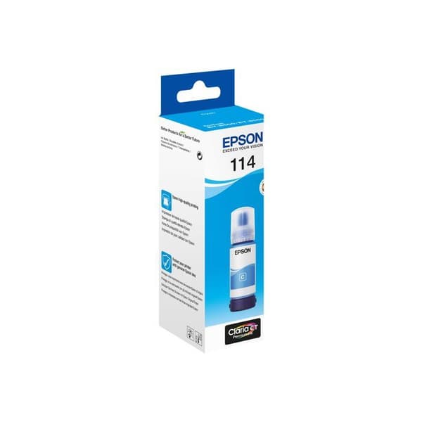 Epson Botella Tinta Ecotank 114 Cyan 70ml