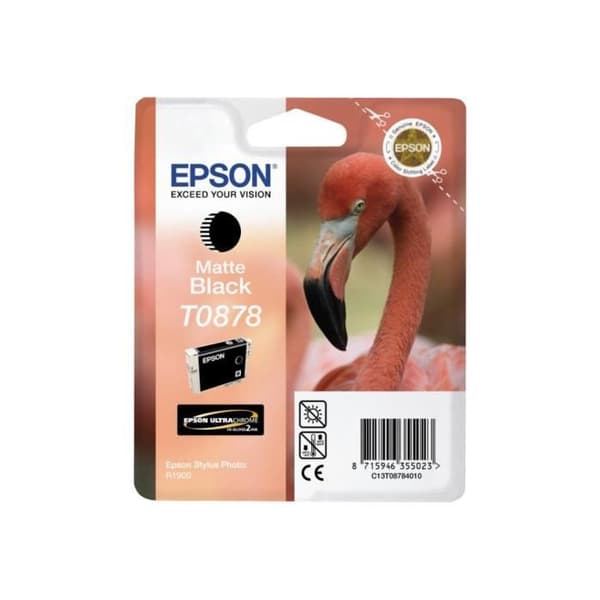 Epson T0878 11,4 ml matt svart bläckpatron för Stylus Photo R1900