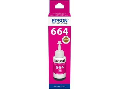 Epson T6643 - 70 ml - magenta - original - blekkpåfylling - for Epson L386; EcoTank ET-2600, 2650, L121, L1455; EcoTank ITS L3050, L3060, L3070