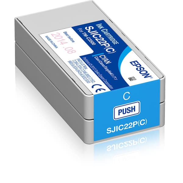 Original Bläckpatron Epson SJIC22P Turkos