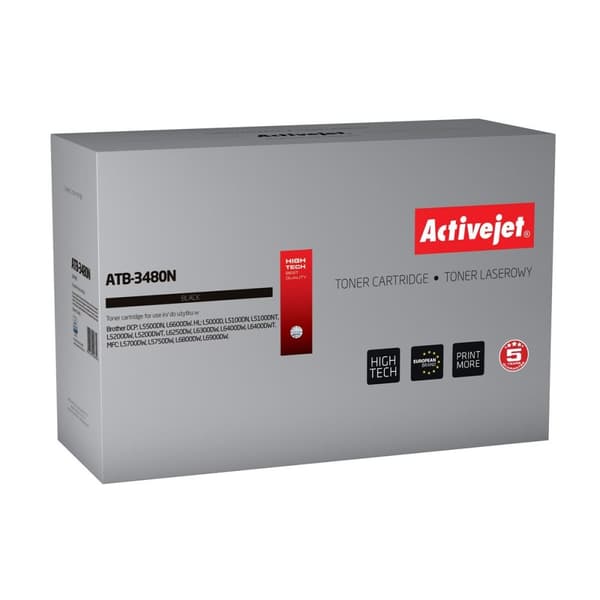 Toner Activejet ATB-3480N Sort