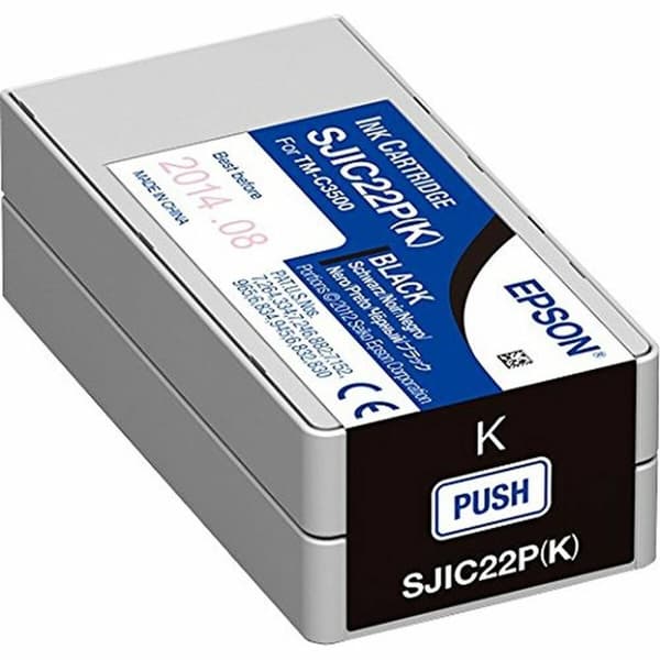 Alkunperäinen mustepatruuna Epson SJIC22P(K) Musta
