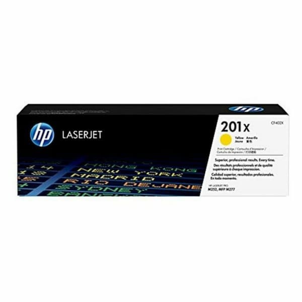 HP Original 201X LaserJet-tonerpatron med høj kapacitet, gul