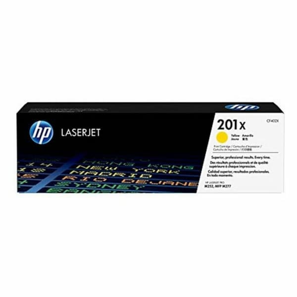 HP Original 201X LaserJet-tonerpatron med høj kapacitet, gul