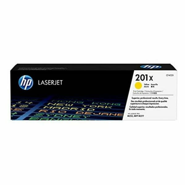 HP Original 201X LaserJet-tonerpatron med høj kapacitet, gul