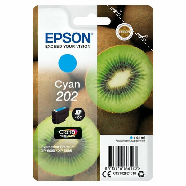 Original Bläckpatron Epson C13T02F24020 Turkos