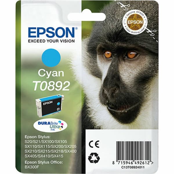 Original Bläckpatron Epson C13T08924011 Turkos