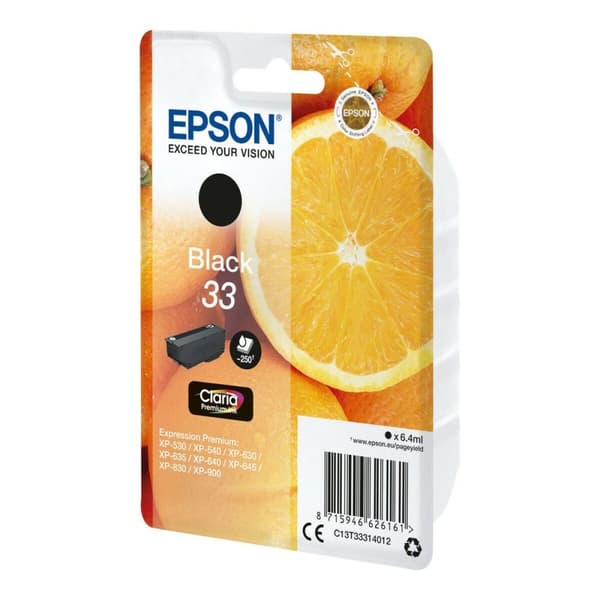 Original Bläckpatron Epson T3331 Svart