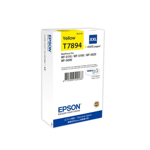 Original Bläckpatron Epson T789440 Gul