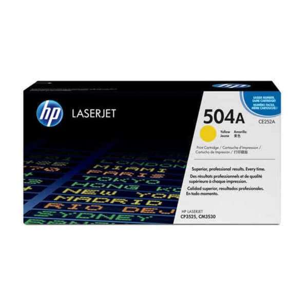 Original Toner HP 504A Gul