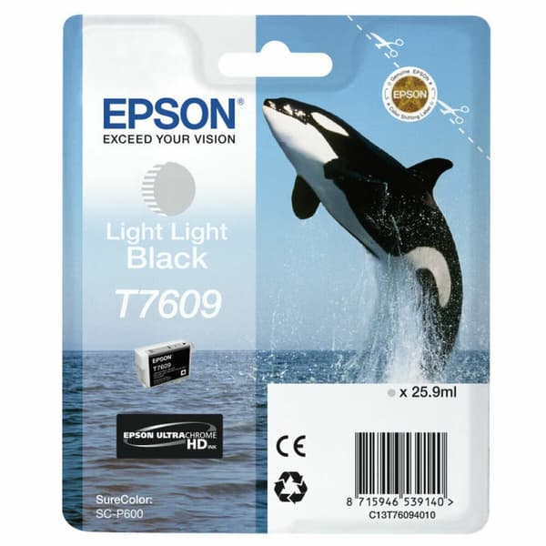 Original blækpatron Epson C13T76094010 Lysegrå