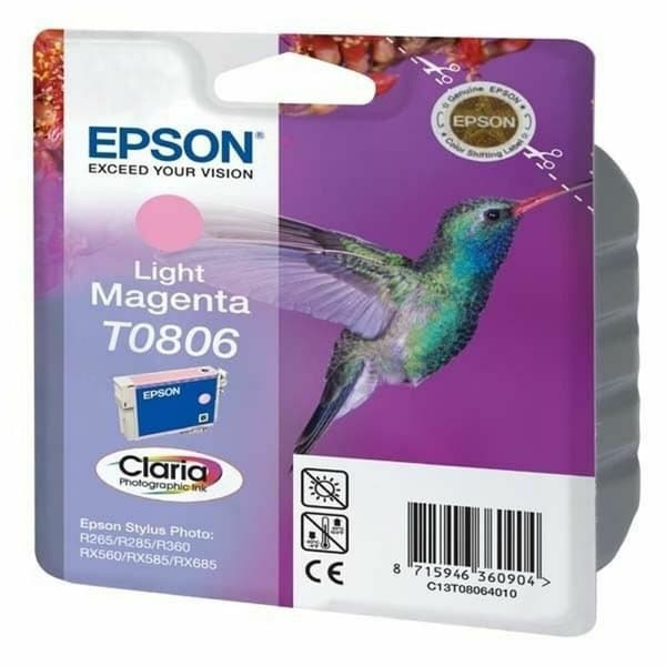 Alkunperäinen mustepatruuna Epson C13T08064011 Vaalea magenta