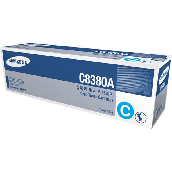 Alkuperäinen mustepatruuna Samsung CLX-C8380A Syaani