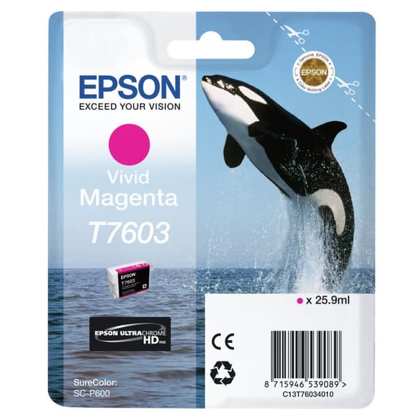 Original blækpatron Epson C13T76034N10 Multifarvet Magenta