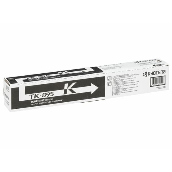 Original toner Kyocera TK-895K Sort