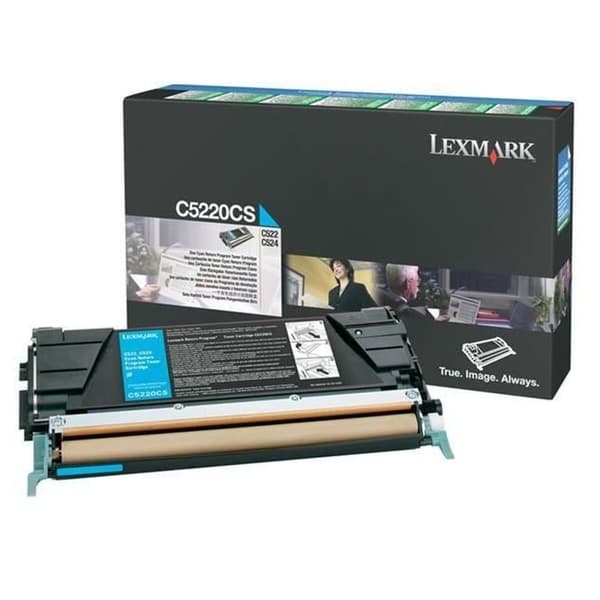 Original toner Lexmark C5220CS Cyan