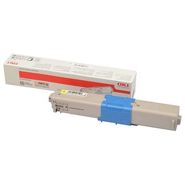 Original toner OKI 46490621 Gul Sort