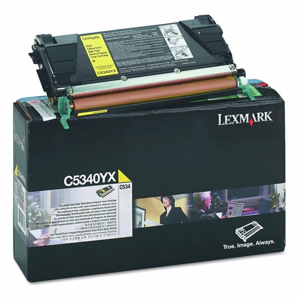 Original toner Lexmark C5340YX Gul