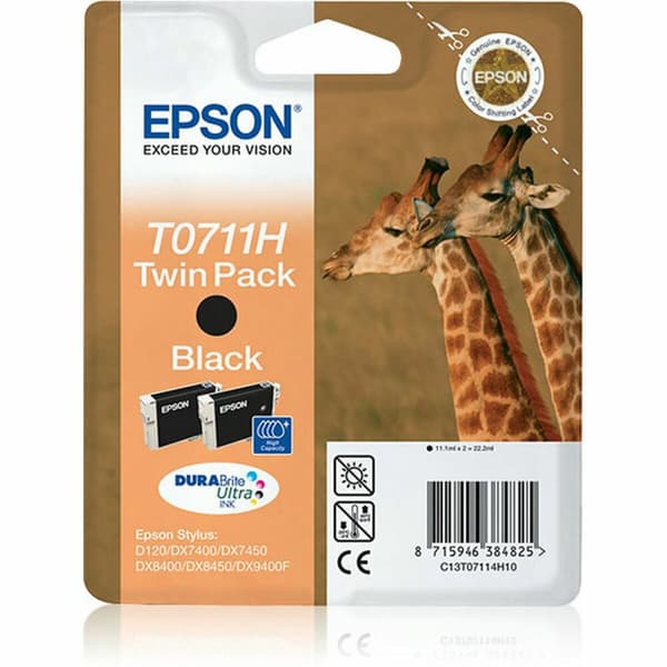 Original Bläckpatron Epson C13T07114H10 Svart