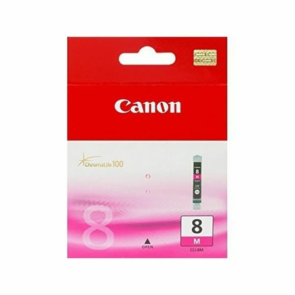 Alkunperäinen mustepatruuna Canon CLI-8M w/Sec Magenta (1 osaa)