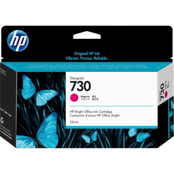 Original blækpatron HP 730 Sort Magenta