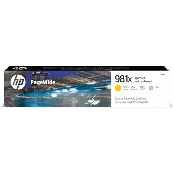 Original blækpatron HP 981X Gul