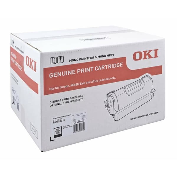 Original toner OKI 45488802 Sort