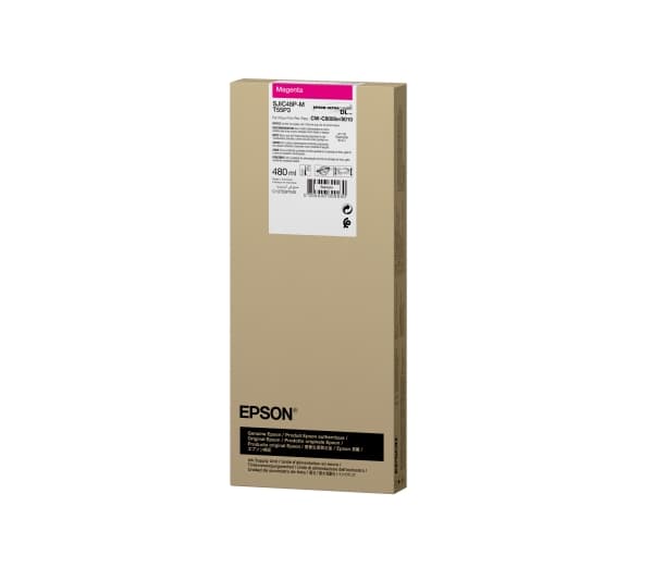 Epson T55P3 - 480 ml - magenta - original - box - bläckpaket - för EPL C8000E