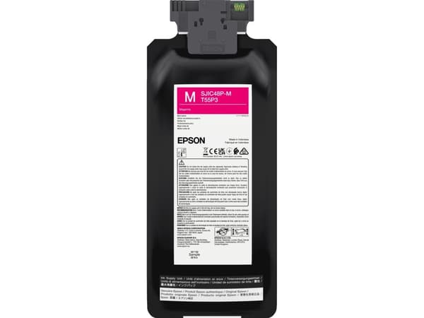 Epson T55P3 - 480 ml - magenta - original - box - bläckpaket - för EPL C8000E