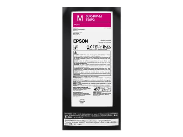 Epson T55P3 - 480 ml - magenta - original - box - bläckpaket - för EPL C8000E