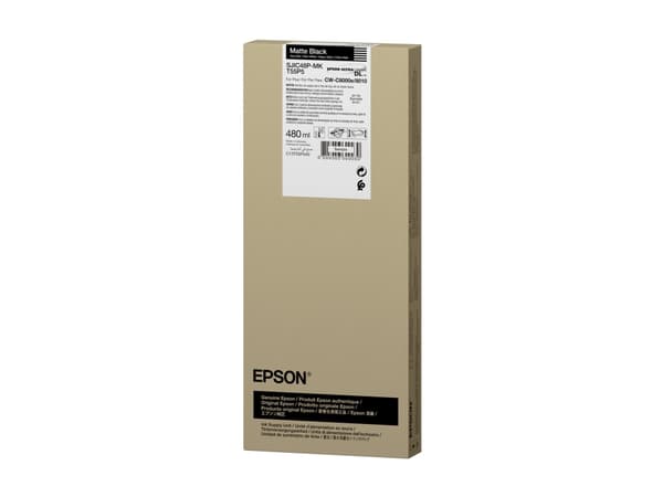 Epson T55P5 - 480 ml - mattsvart - original - box - bläckpaket - för EPL C8000E