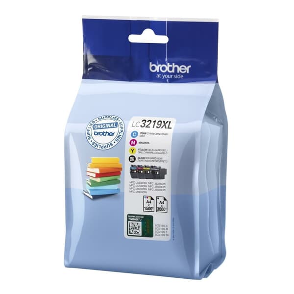 Original blækpatron Brother LC3219XL Sort/Cyan/Magenta/Yellow