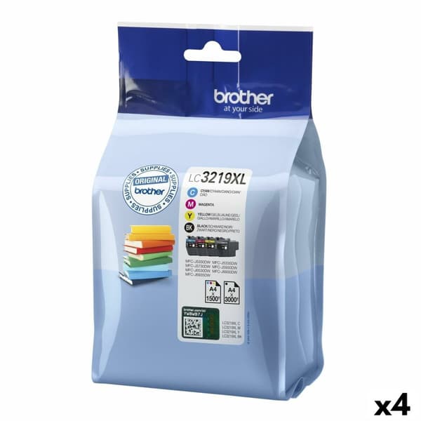 Original blækpatron Brother LC3219XL Sort/Cyan/Magenta/Yellow