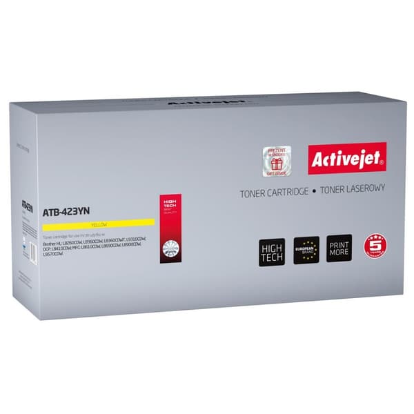 Toner Activejet ATB-423YN Gul