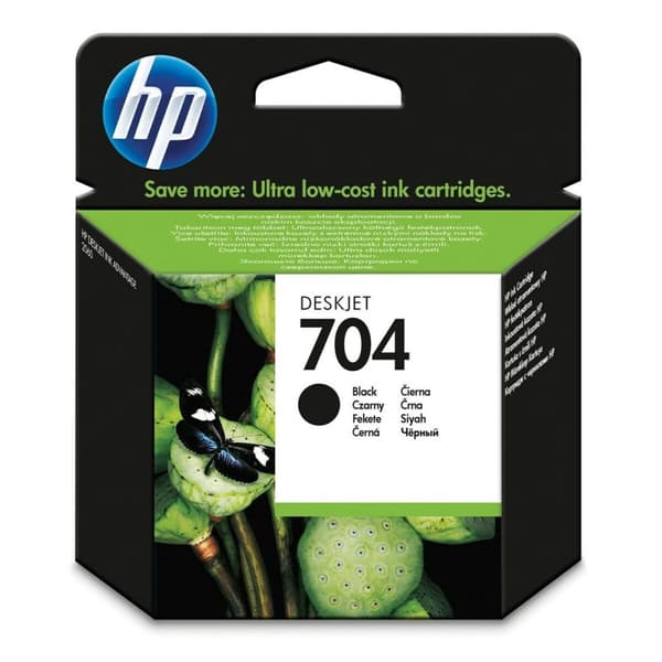 Original blækpatron HP 704 Sort