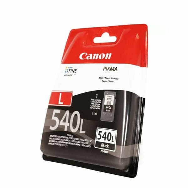 Original blækpatron Canon PG-540L Sort