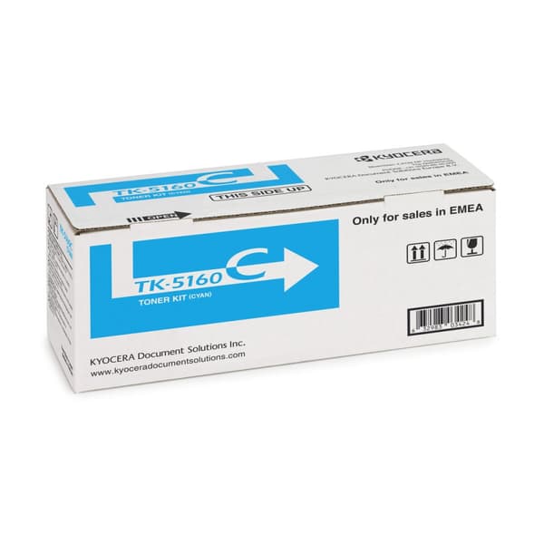Original toner Kyocera TK-5160C Sort Cyan