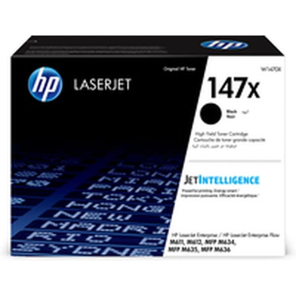 Original toner HP W1470X Sort
