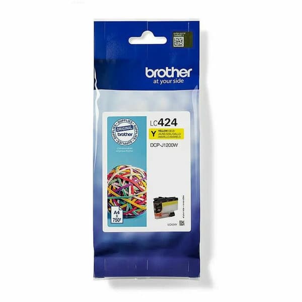 Originale Blekkpatroner Brother LC424 - Gul