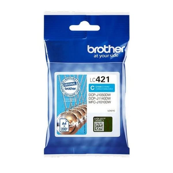 Originale Blekkpatroner Brother LC421 Cyan (5 enheter)