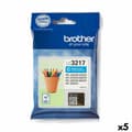 Miniatyrbilde 1 av 3: Originale Blekkpatroner Brother LC3217 Cyan (5 enheter)
