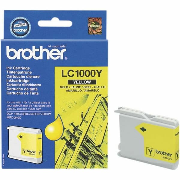 Originale Blekkpatroner Brother LC1000Y Gul Svart