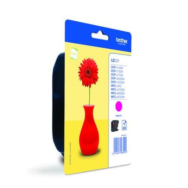 Originale Blekkpatroner Brother LC-121M Svart Magenta